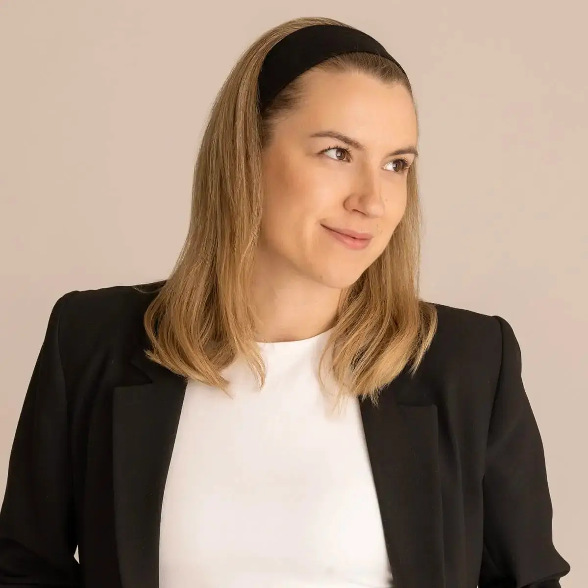 Haarband Schwarz – Bild 3