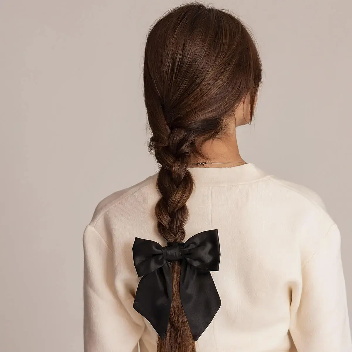 Schleifen-Scrunchie - Schwarz – Bild 2